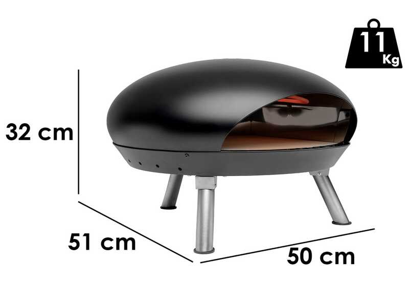 Clementi Crosti - Four &agrave; pizza &eacute;lectrique - 1300 W