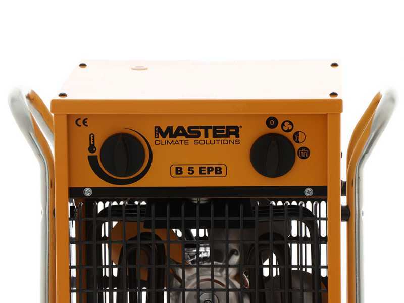 G&eacute;n&eacute;rateur d'air chaud &eacute;lectrique triphas&eacute; Master B 5 EPB - chauffage avec ventilateur
