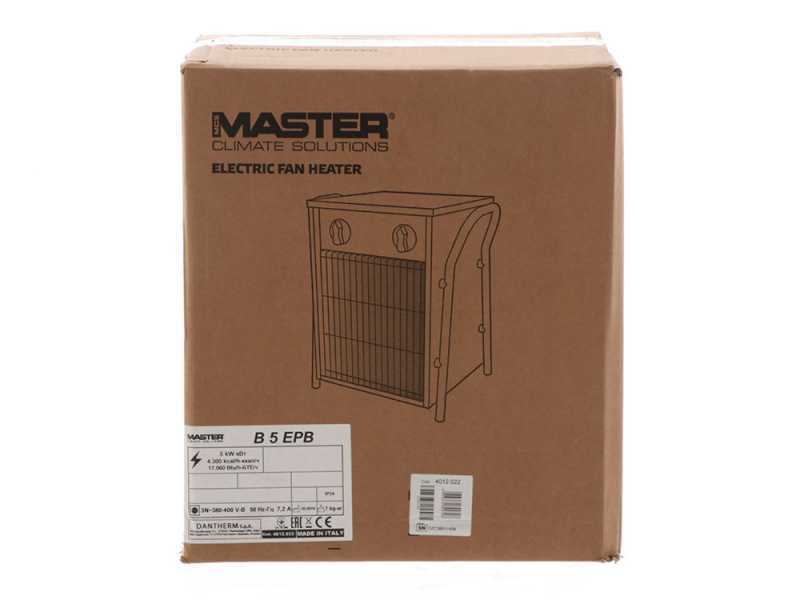 G&eacute;n&eacute;rateur d'air chaud &eacute;lectrique triphas&eacute; Master B 5 EPB - chauffage avec ventilateur