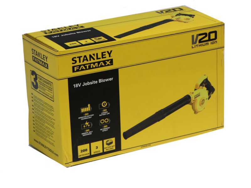 Souffleur &agrave; batterie STANLEY SFMCBL01B-XJ - SANS BATTERIE NI CHARGEUR