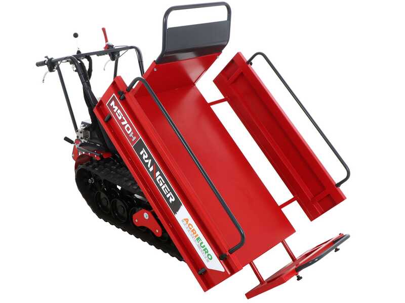 Brouette motoris&eacute;e &agrave; chenilles extensible Ranger M570 H - Moteur Honda GX200