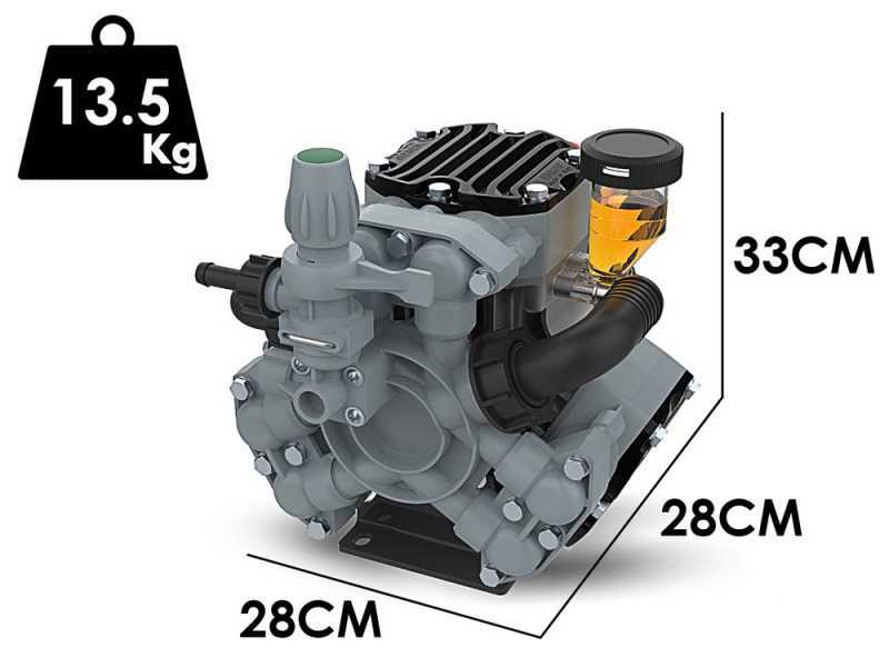 Pompe pour pulv&eacute;risation &agrave; tracteur Comet P40/20 - version pour acides et produits chimiques