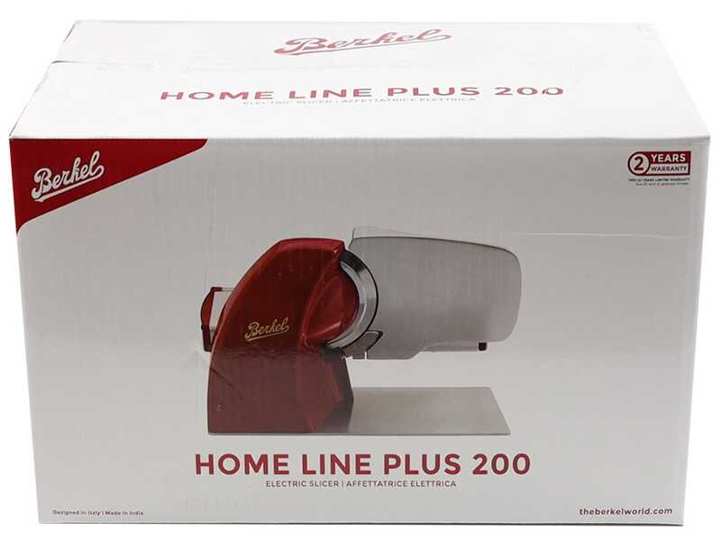 Berkel Home Line Plus 200 Noire - Trancheuse avec lame de 195 mm