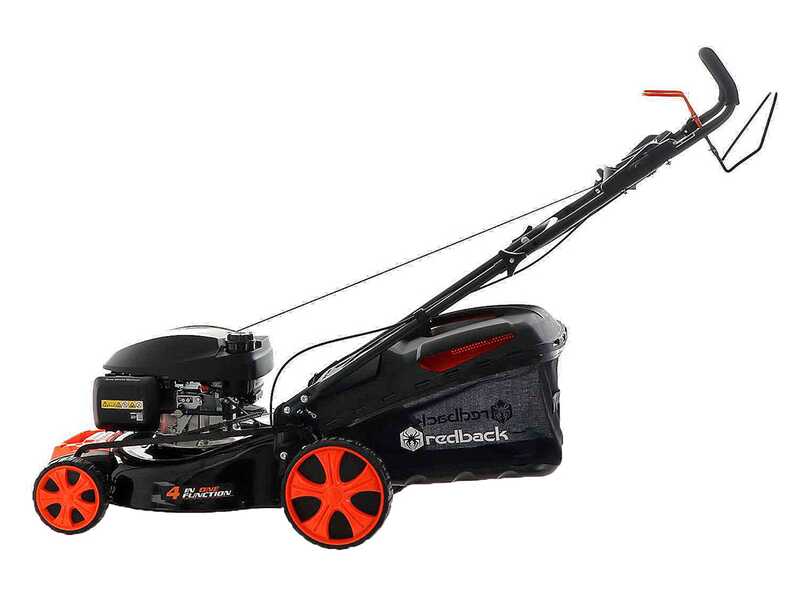 Redback S511VHY - Tondeuse &agrave; gazon thermique tract&eacute;e - 4en1 - Moteur Honda GCVx200