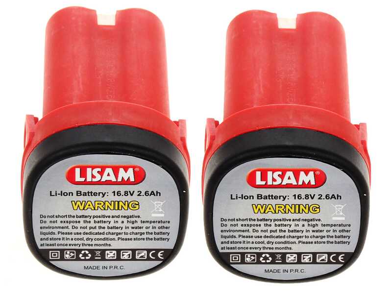 S&eacute;cateur &eacute;lectrique de taille LISAM TL 32 - 2x16.8V 2.5Ah - Diam&egrave;tre de coupe 32 mm