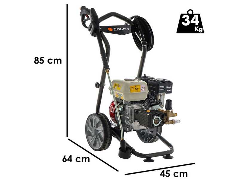 Nettoyeur haute pression professionnel thermique Comet FDX Blade S 13/180 - Moteur Honda GX200