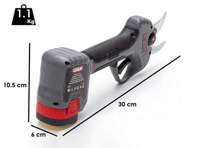 S&eacute;cateur &eacute;lectrique de taille LISAM TL 37 - 2x16.8V 4.5Ah
