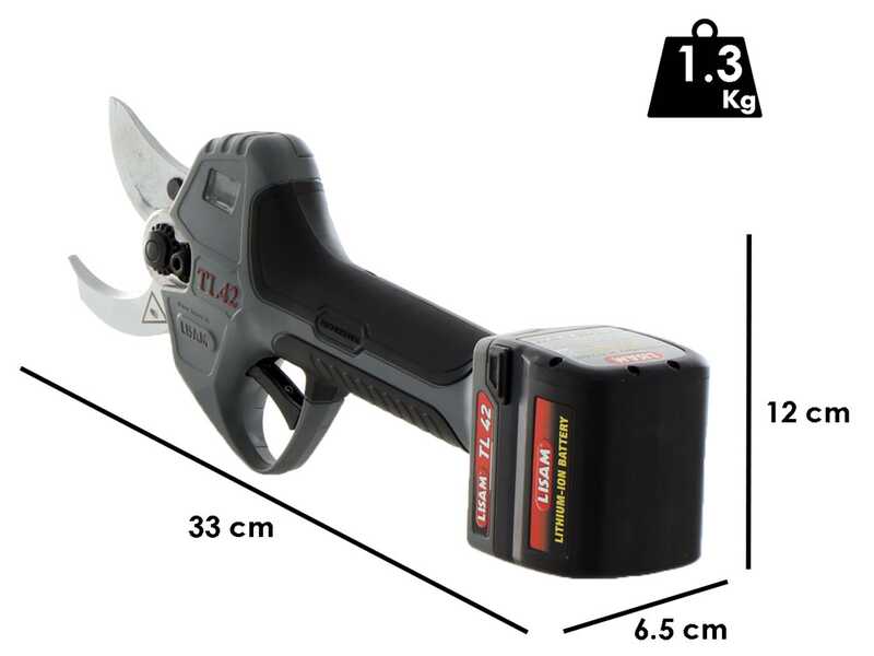 S&eacute;cateur &eacute;lectrique de taille LISAM TL 42 - 2x25.2V 2.5Ah