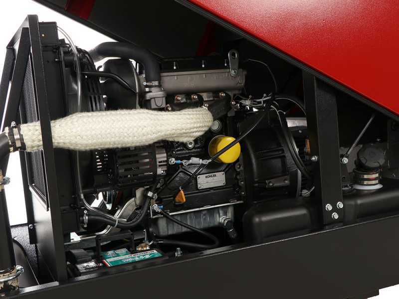 MOSA GE SX 16000 KDM - Groupe &eacute;lectrog&egrave;ne insonoris&eacute; 14.4 kW - Continu 13.2 kW Monophas&eacute; - Moteur Kohler KDW1003