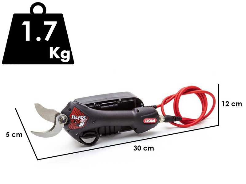 S&eacute;cateur &eacute;lectrique &agrave; batterie Lisam BLADE GT 2 - 50.4V 2.9Ah