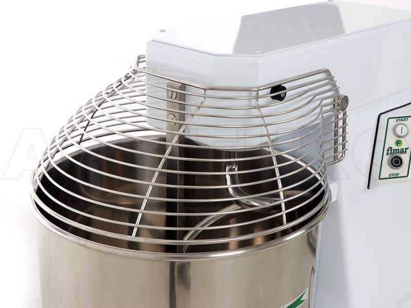 P&eacute;trin &agrave; spirale FIMAR 50SN - Capacit&eacute; de p&acirc;te 50Kg - Triphas&eacute;