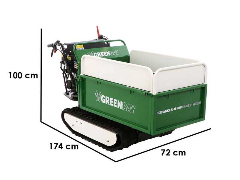 Brouette sur chenilles GreenBay EXPANDER-H 500 - Moteur Honda GX270