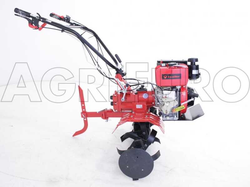 Eurosystems Euro 102 -Motobineuse  diesel 7 CV - Moteur Excalibur 296 cm3