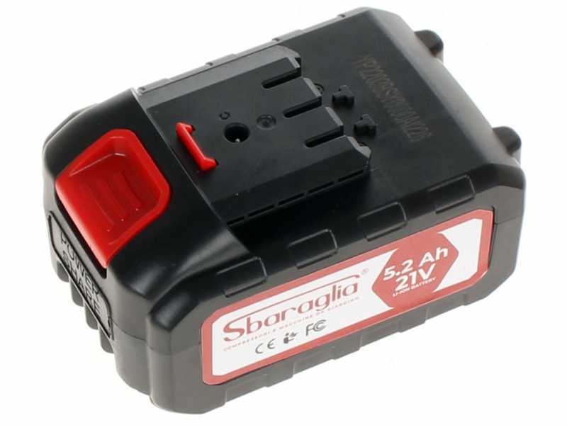 Perche &eacute;lagueuse &agrave; batterie t&eacute;lescopique Sbaraglia ARES-22 - 2 Batteries de 5.2 Ah/21V