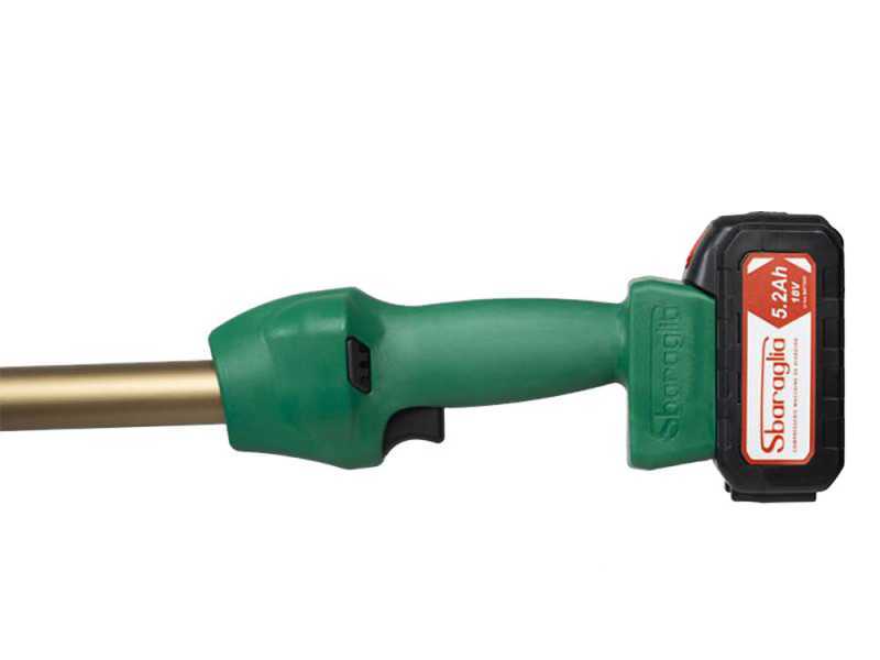 Perche &eacute;lagueuse &agrave; batterie t&eacute;lescopique Sbaraglia ARES-22 - 2 Batteries de 5.2 Ah/21V