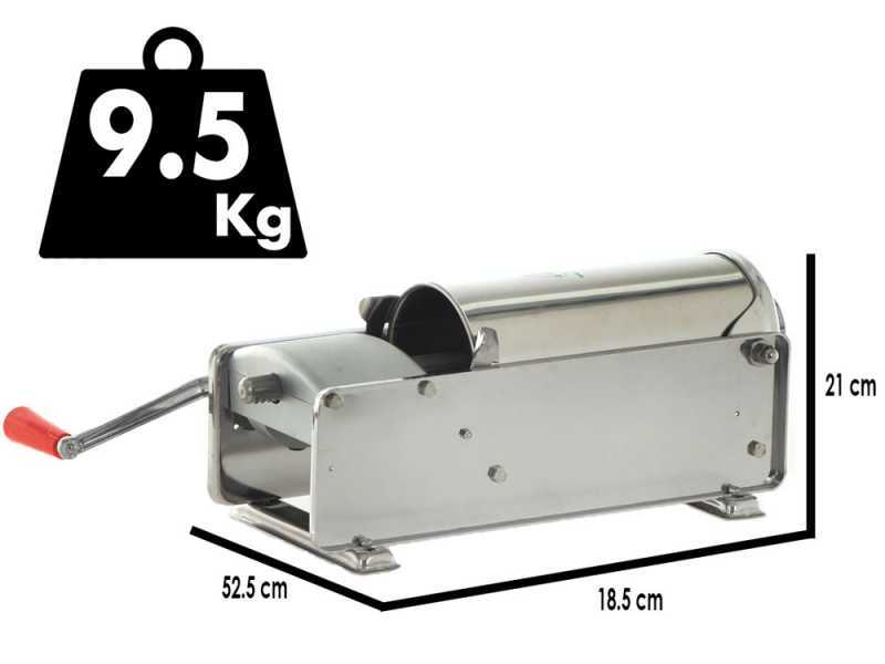 Tre Spade Mod. 5 Deluxe - Poussoir &agrave; saucisse manuel professionnel 5 kg - 2 vitesses