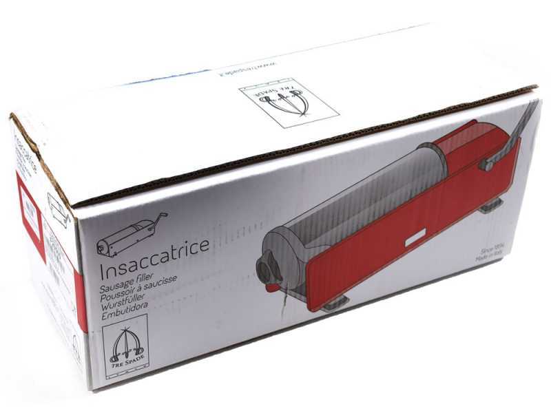 Tre Spade Mod. 5 Deluxe - Poussoir &agrave; saucisse manuel professionnel 5 kg - 2 vitesses