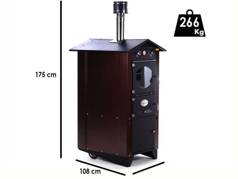 Rossofuoco Garden 80 - Four &agrave; bois d'ext&eacute;rieur