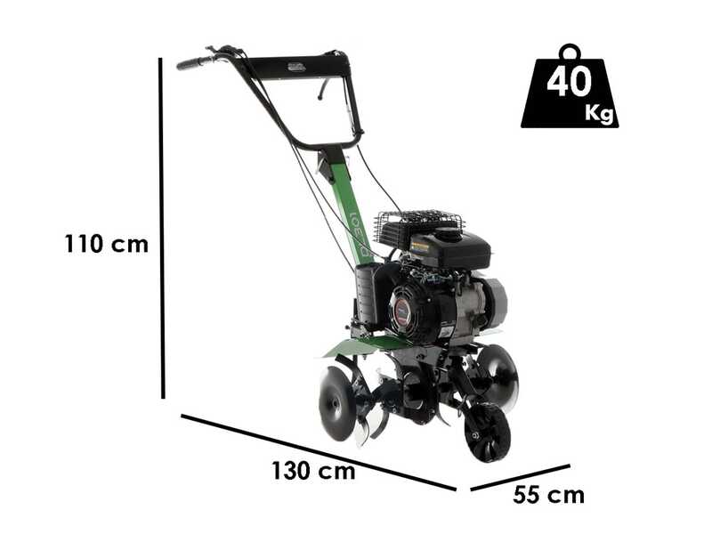 Lampacrescia MGM DL301 - Motobineuse &agrave; essence 2,5 CV - Moteur Loncin