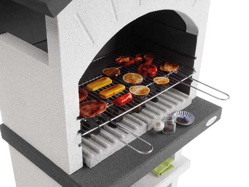Palazzetti Vieste - Barbecue &agrave; bois et charbon en ma&ccedil;onnerie