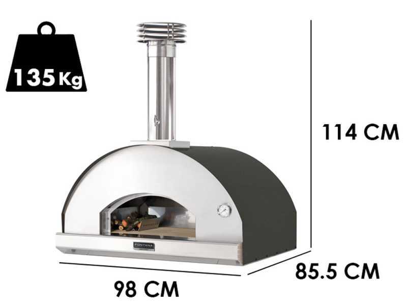 Fontana Mangiafuoco - Four &agrave; bois - Anthracite