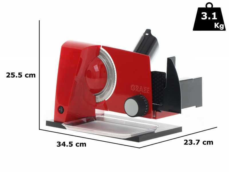 Graef SKS 110  Rouge - Trancheuse &agrave; lame de 170 mm