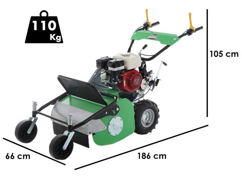 Lampacrescia MGM TTR560 - Tondeuse d&eacute;broussailleuse &agrave; couteaux - Honda GX160