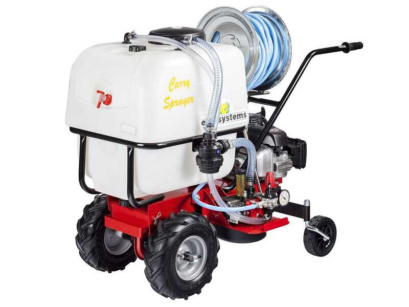 Eurosystems Carry Sprayer - Motopompe d&rsquo;irrigation automotrice sur roues - 120L