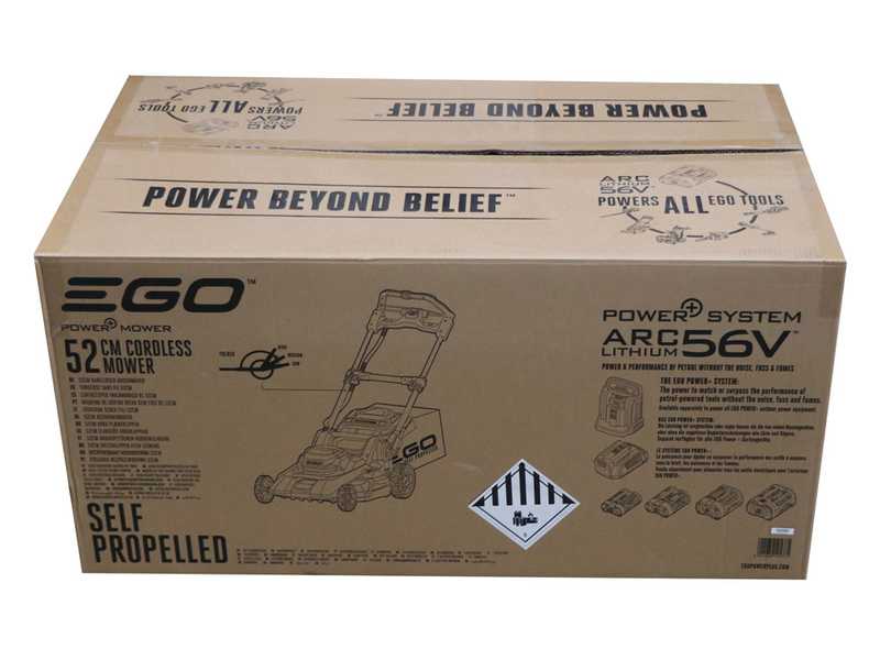 PROMO EGO Tondeuse &agrave; batterie EGO LM2135E-SP - avec batterie de 56V - 7.5Ah