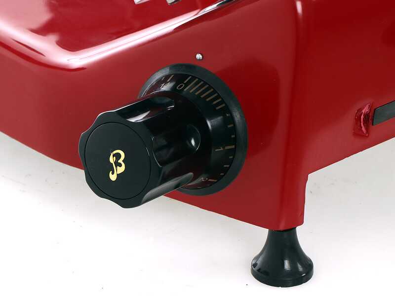 Trancheuse Berkel Pro Line XS25 rouge - Lame en acier chrom&eacute; de 250 mm