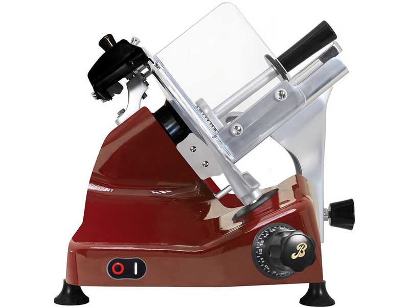 Trancheuse Berkel Pro Line XS25 rouge - Lame en acier chrom&eacute; de 250 mm