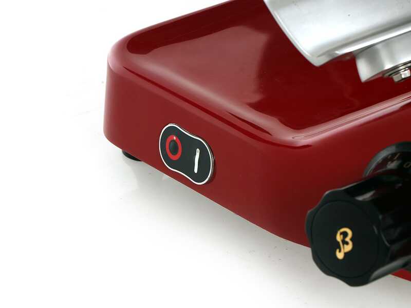 Trancheuse Berkel Pro Line XS25 rouge - Lame en acier chrom&eacute; de 250 mm