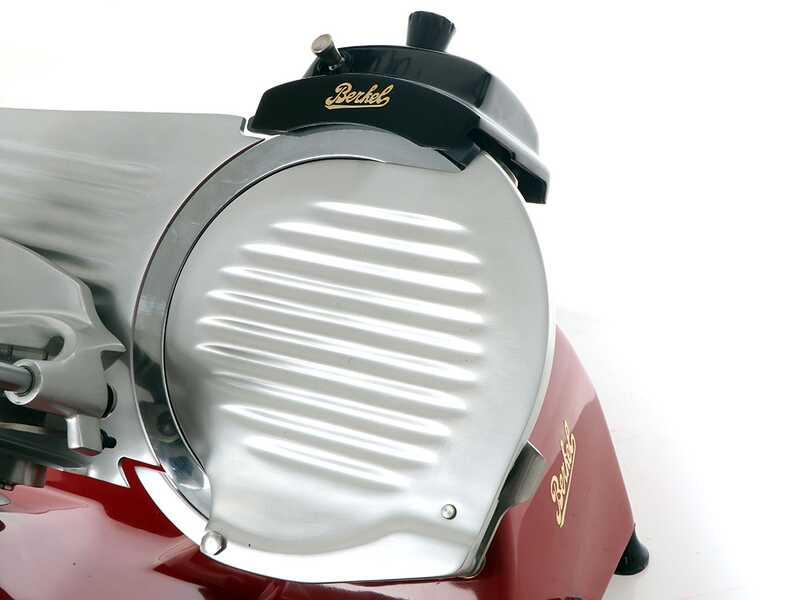 Trancheuse Berkel Pro Line XS25 rouge - Lame en acier chrom&eacute; de 250 mm