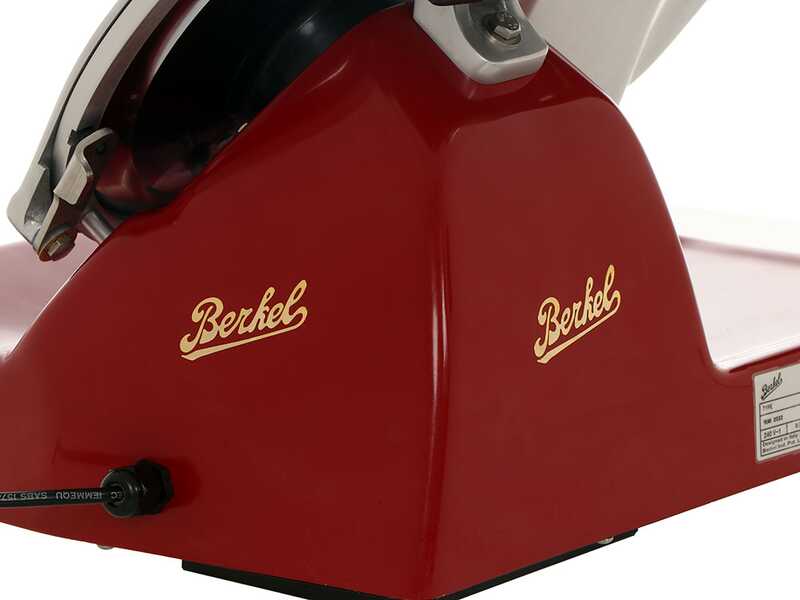 Trancheuse Berkel Pro Line XS25 rouge - Lame en acier chrom&eacute; de 250 mm