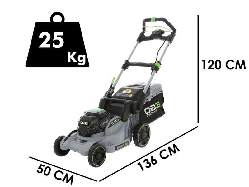 PROMO EGO Tondeuse &agrave; batterie EGO LM1701E-SP - 56V 4Ah - &Oslash; de coupe de 42 cm