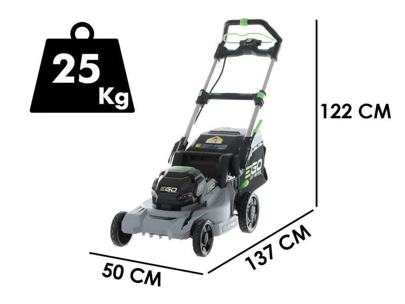 PROMO EGO Tondeuse &agrave; batterie EGO LM1903E-SP - 56V 5Ah - &Oslash; de coupe de 47 cm