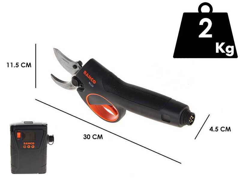 S&eacute;cateur &eacute;lectrique &agrave; batterie Bahco BCL23 - 43,2V 3,4 Ah
