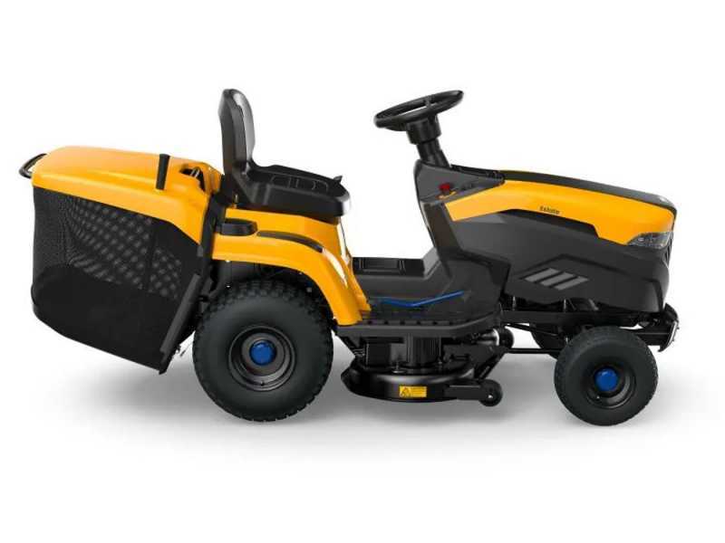 Tracteur tondeuse &agrave; batterie Stiga Estate 384e - Bac de ramassage - Puissance 48V/30Ah