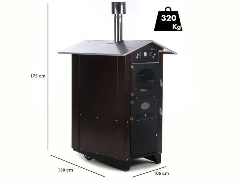 Rossofuoco Garden Plus 100 - Four &agrave; bois d'ext&eacute;rieur