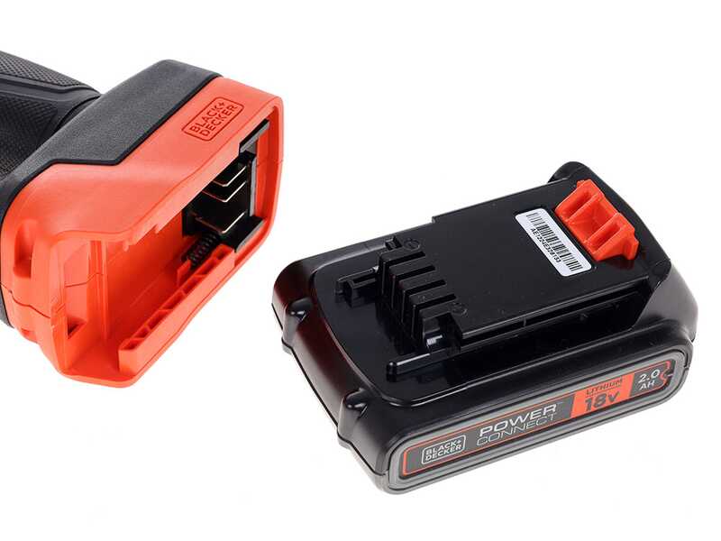 S&eacute;cateur de taille &agrave; batterie Black &amp; Decker BCPP18D1-QW - Taille 25 mm - Batterie de 18 V- 2.0 Ah