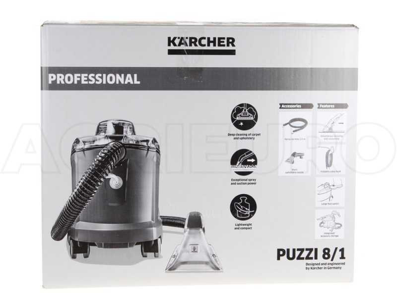 Injecteur Extracteur Puzzi 8/1 C 1200 W Avec Accessoires - Karcher