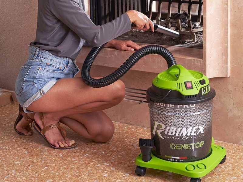 Ribimex Cenetop - Aspirateur &agrave; cendres 18L - 1200W