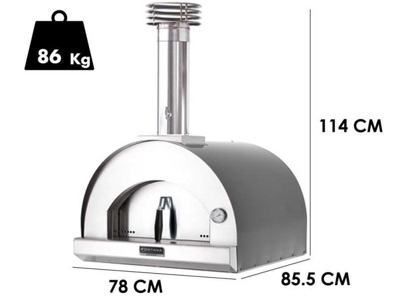 Fontana Margherita - Four &agrave; bois - Anthracite