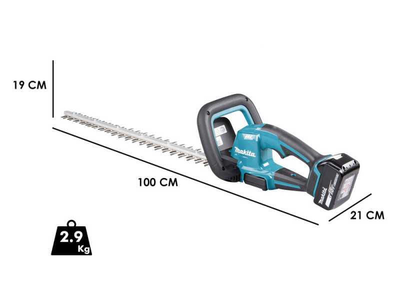 Taille-haies 18v MAKITA DUH606RF - lame de 60 cm - Batterie et chargeur inclus