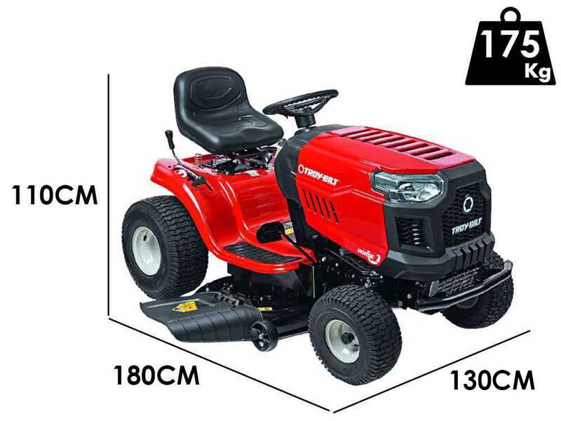 Tracteur tondeuse Troy Bilt Horse 107T-S - Bo&icirc;te continue CVT - &Eacute;jection lat&eacute;rale