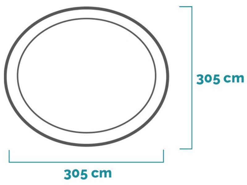 Intex Easy Set 28120NP - &Oslash;305x76 cm - Piscine gonflable