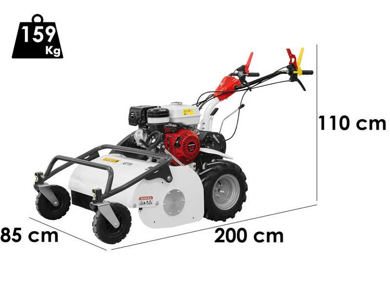Barbieri G775 - Tondeuse d&eacute;broussailleuse &agrave; couteaux - Honda GX340
