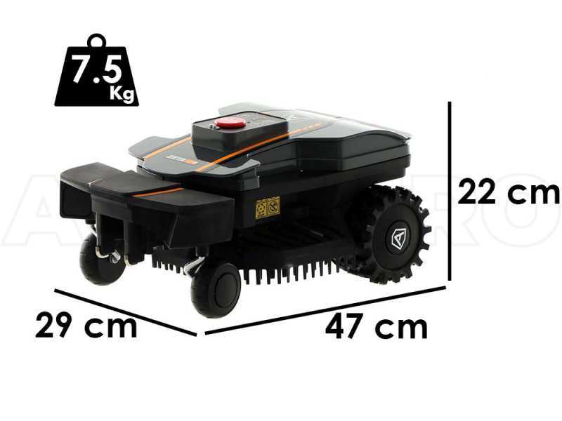 AMBROGIO ZETA R - Robot tondeuse - Sans fil p&eacute;riph&eacute;rique - Pas besoin d'installation