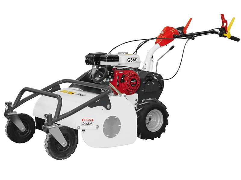 Barbieri G760 - Tondeuse d&eacute;broussailleuse professionnelle &agrave; couteaux - Honda GX200