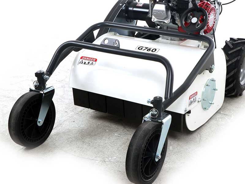 Barbieri G760 - Tondeuse d&eacute;broussailleuse professionnelle &agrave; couteaux - Honda GX200